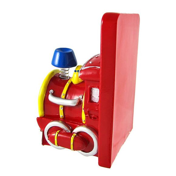 Charming Red Train Engine Bookends - Picture 3 of 5